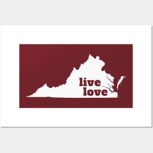 Virginia - Live Love Virginia Posters and Art